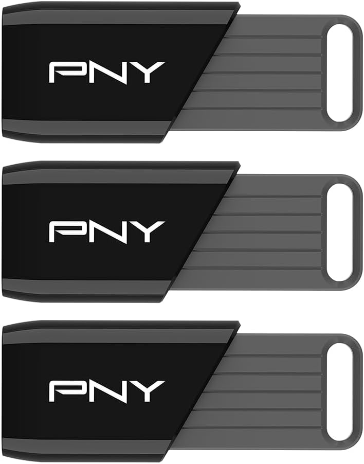 PNY 128GB Attaché X USB 3.2 Gen 1 Flash Drive, Advanced Performance Up to 130MB/s Read, Everyday Data Store & Transfer, Reliable Portable Storage, Durable, Type-A, Computers, Laptops, Desktops, 3-Pack - Image 2